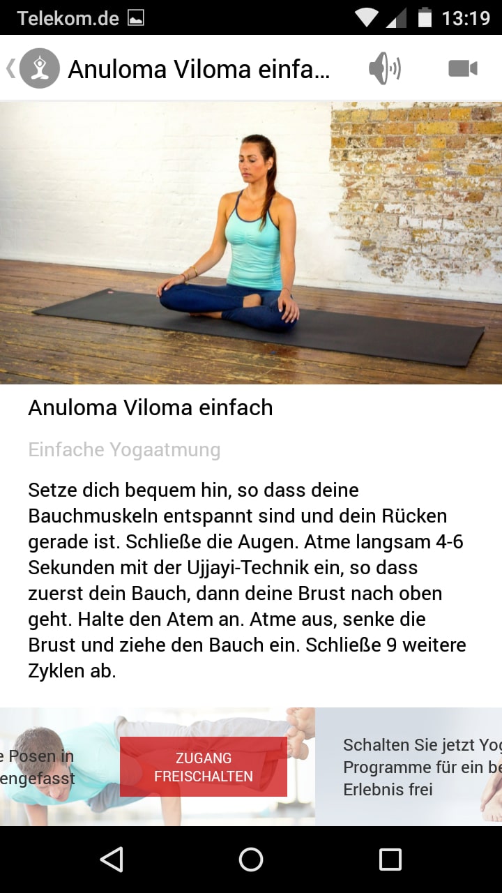 Yoga.com – Screenshot Android