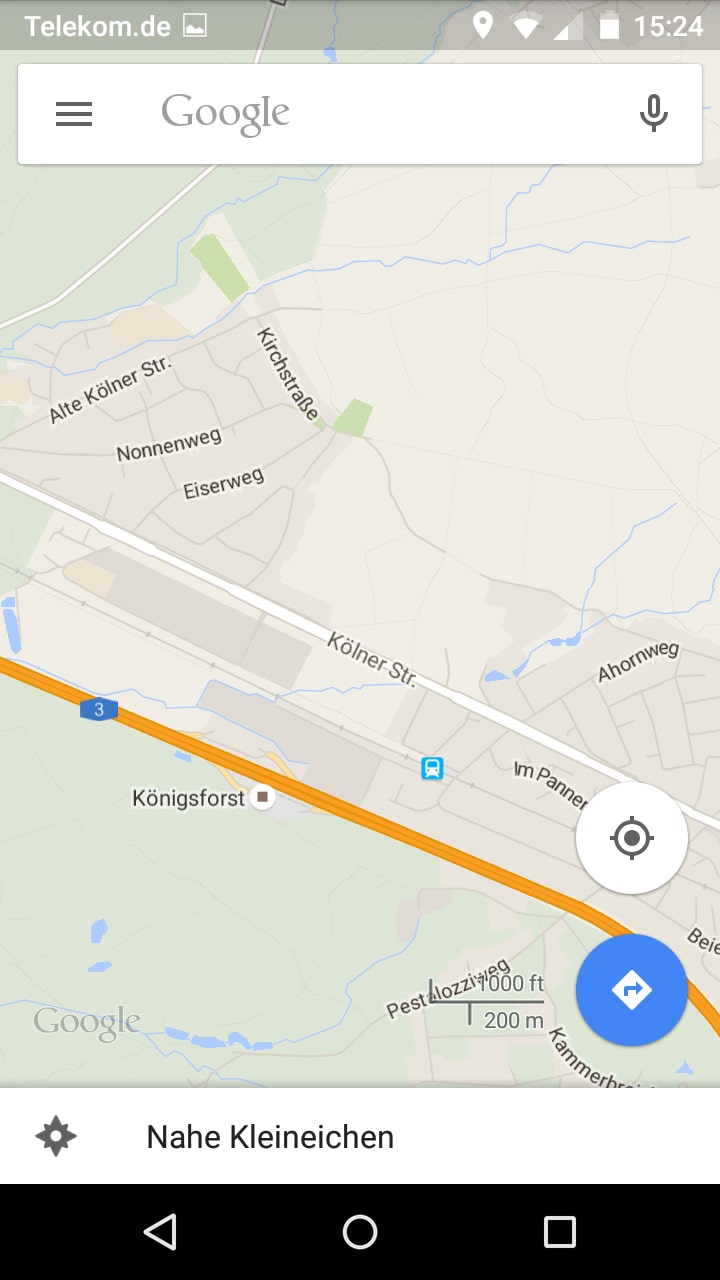 Google Maps – Screenshot Android