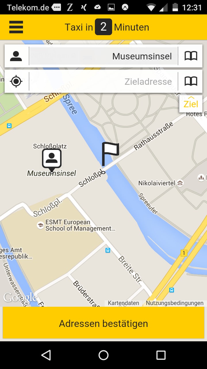 Taxi Berlin – Screenshot Android