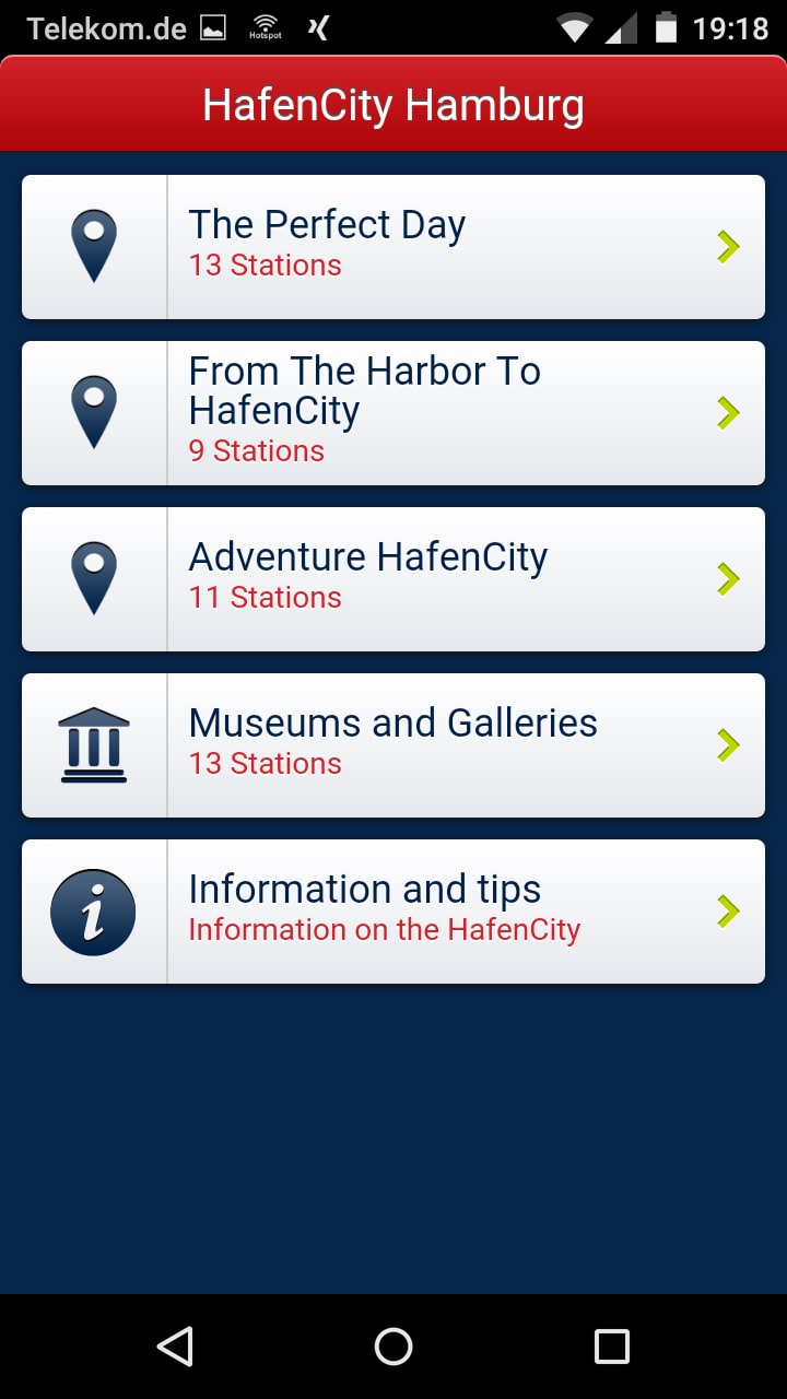 HafenCity Hamburg Guide – Screenshot Android