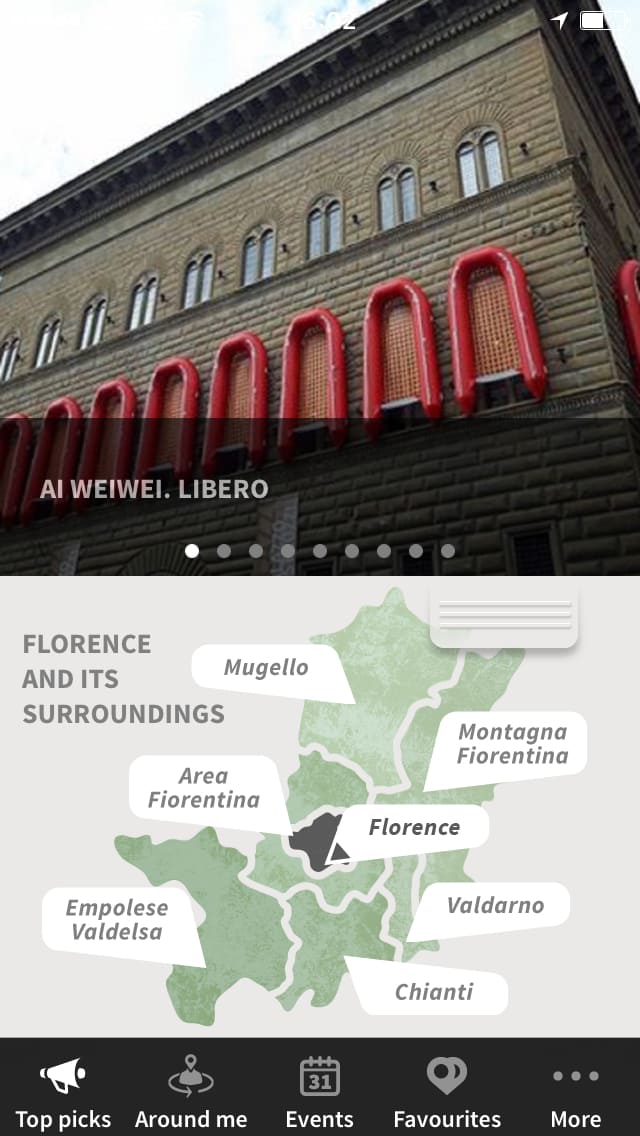 Firenze Turismo – Screenshot iPhone