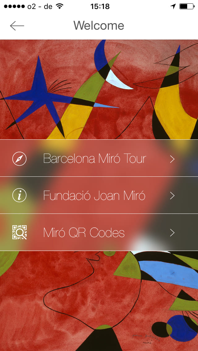 Joan Miró – Screenshot iPhone