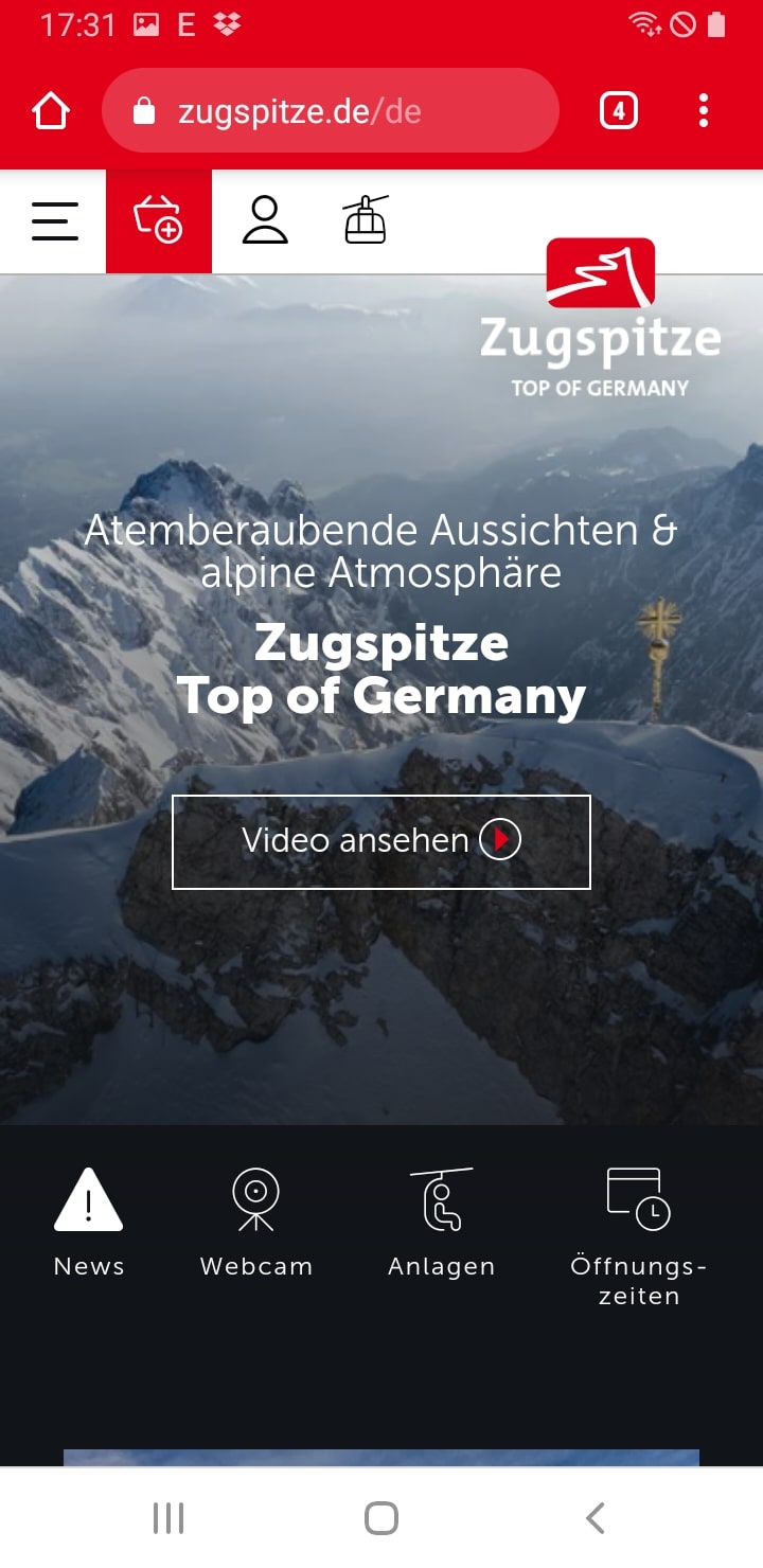Zugspitze – Screenshot Android