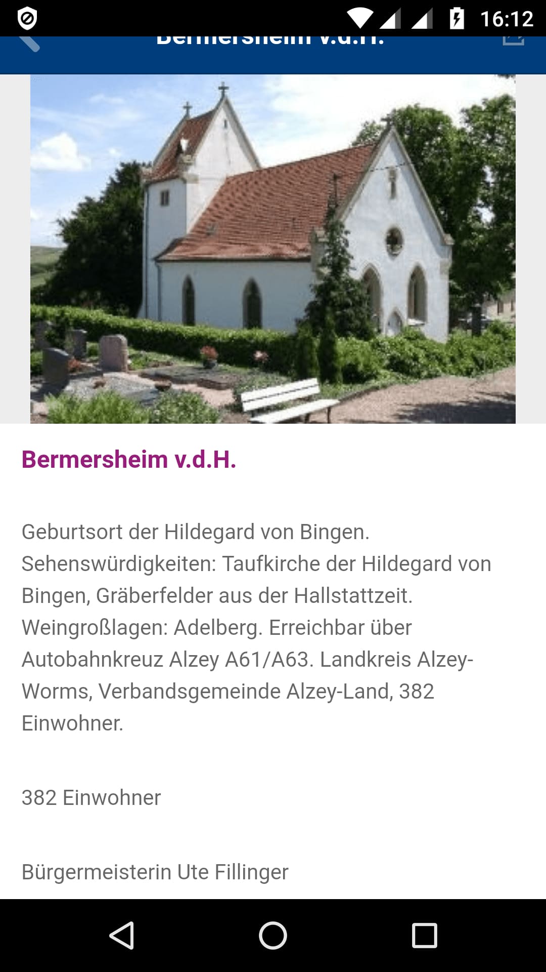 Rheinhessen – Screenshot Android