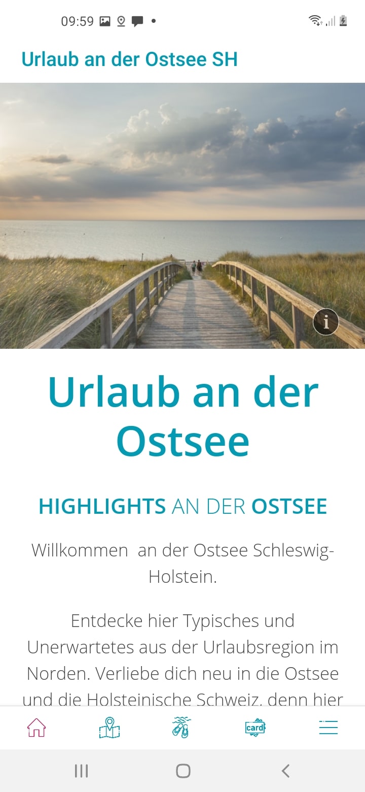 Ostsee Schleswig-Holstein – Screenshot Android