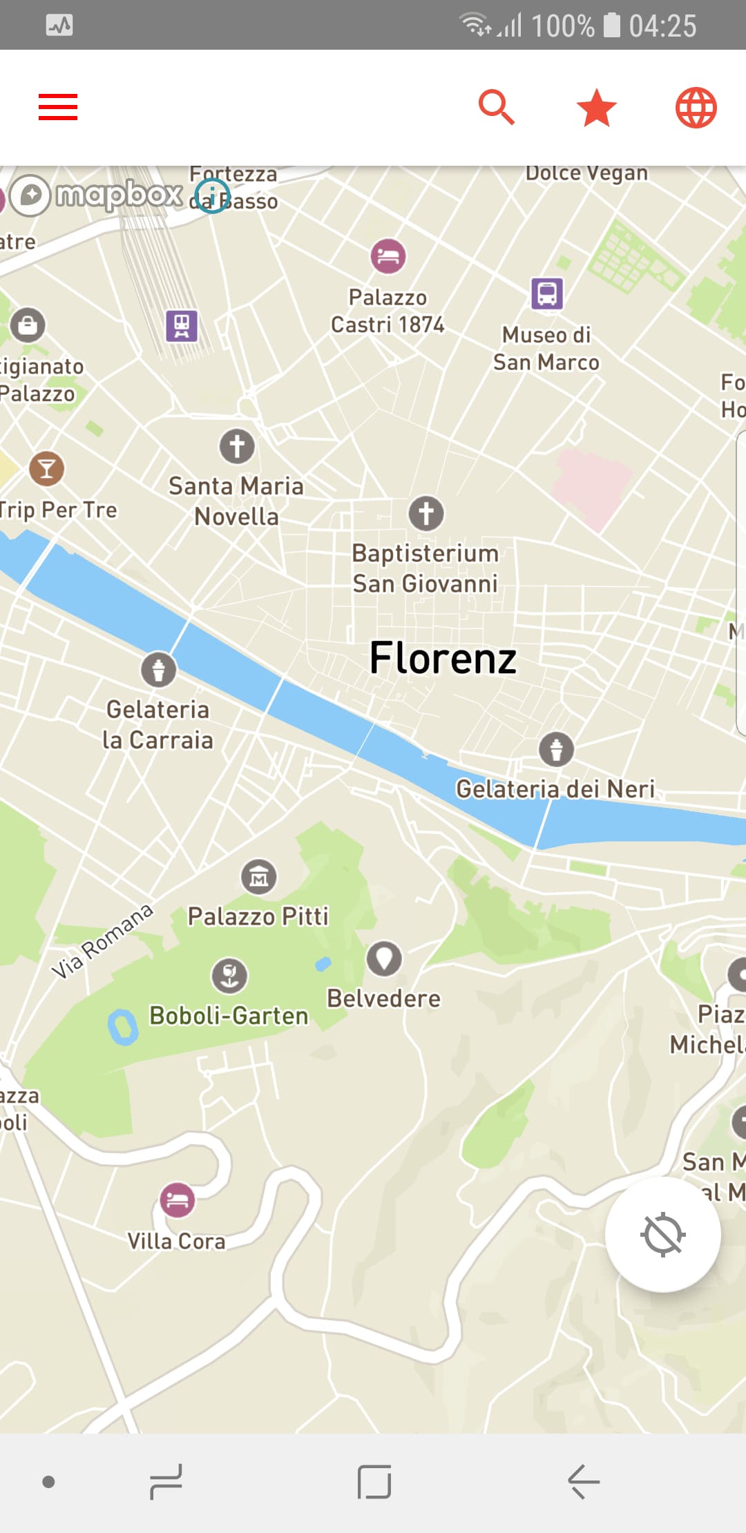 Florenz Reiseführer – Screenshot Android